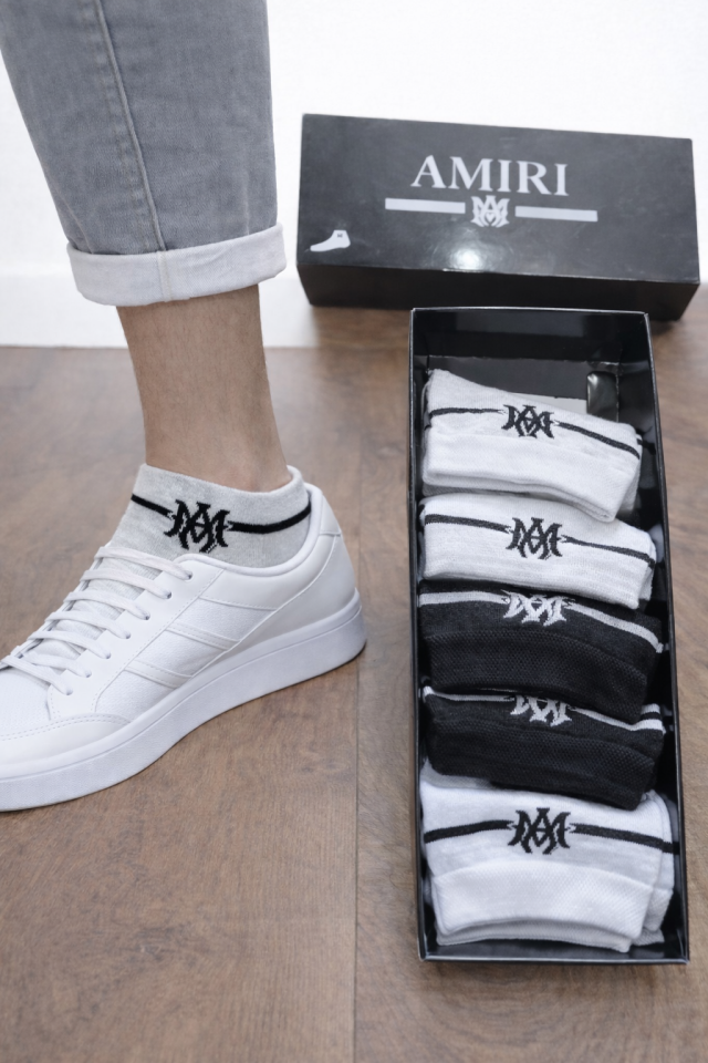 Amiri Unisex 6'lı Çorap