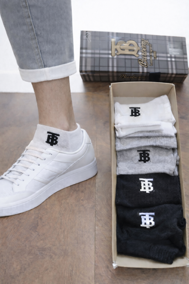 Burberry Unisex 6'lı Çorap