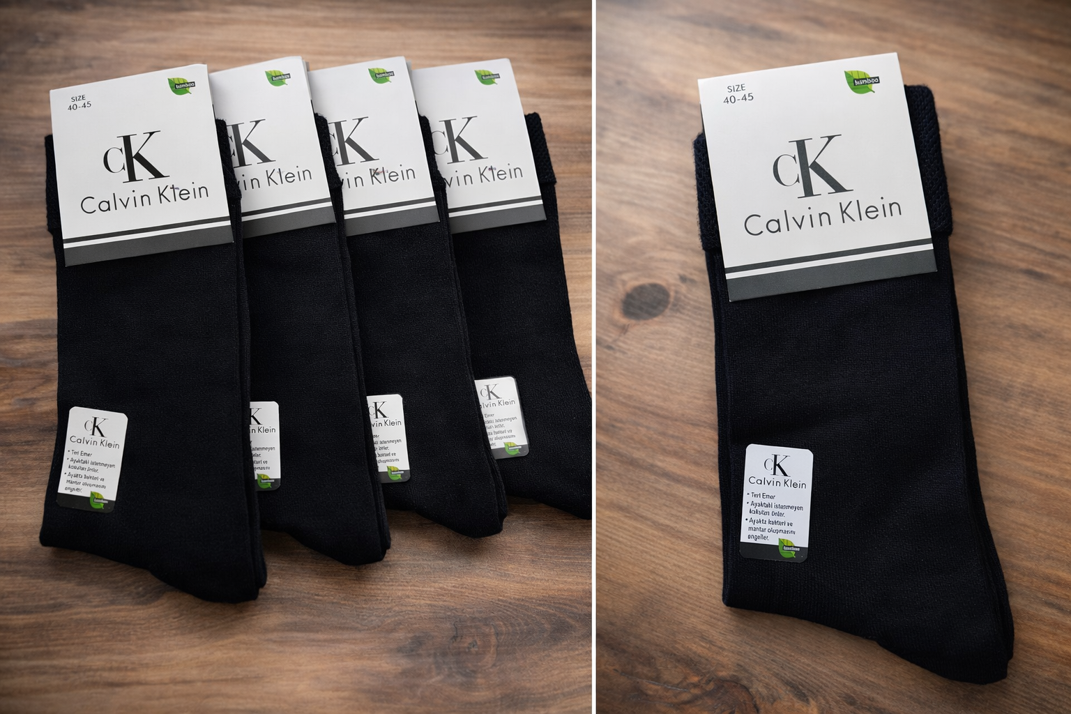 Calvin Klein Bambu Uzun 6'lı Çorap