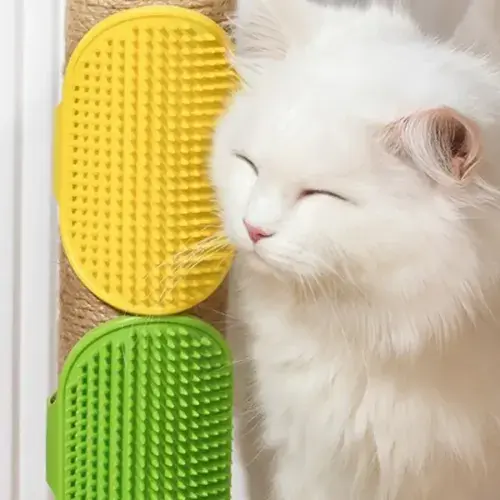 Hayvan Tüy Toplama Yıkama ve Köşe Kaşınma Silikon Fırçası
