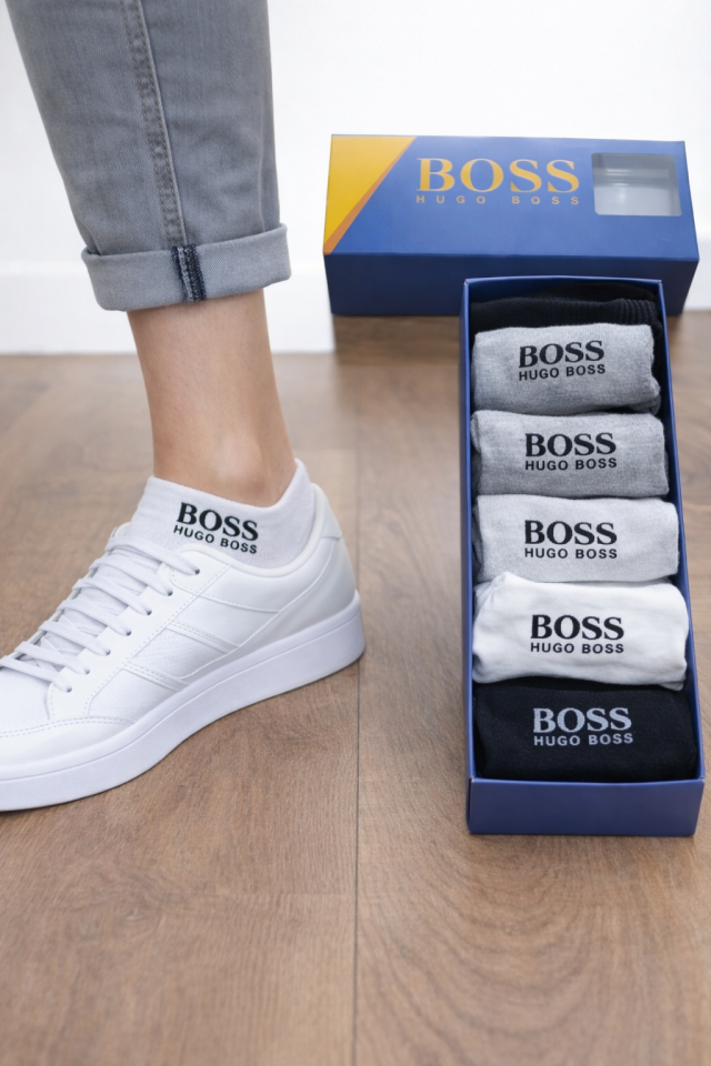 Hugo Boss Unisex 6'lı Çorap