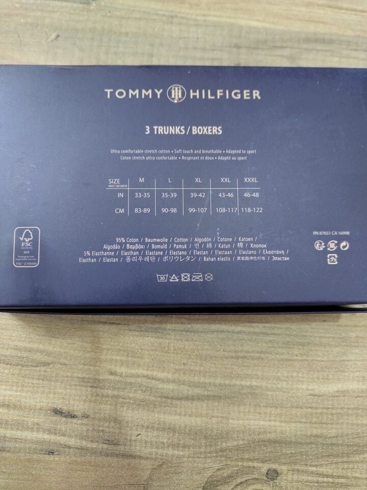 Tommy Hilfiger Siyah Premium Boxer+Parfüm