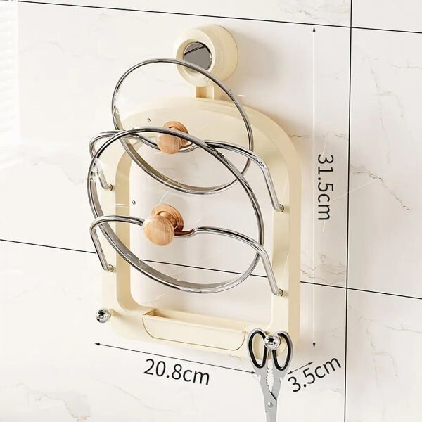 Mutfak Tava Tencere Kapak Tutucu Organizer Raf