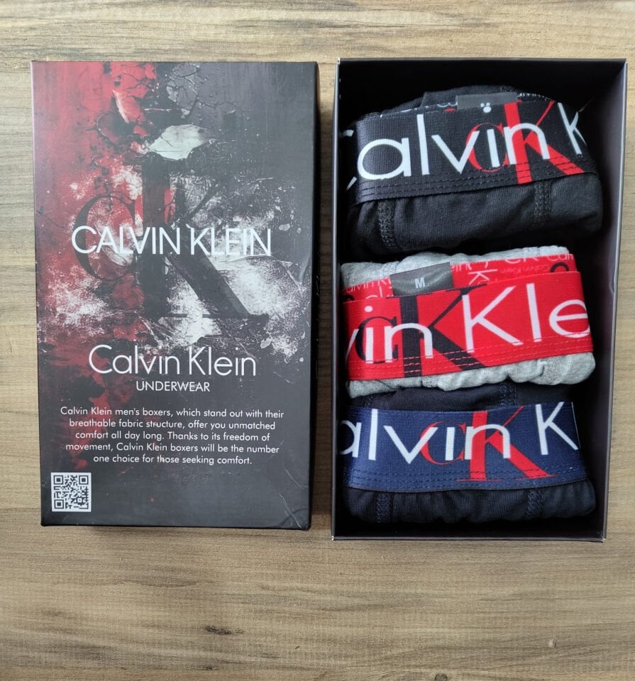 Calvin Klein Siyah-Gri Premium Boxer