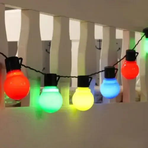 5 Metre 28 LED Fişli RGB Mini Top LED