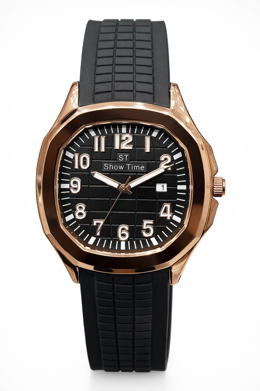 SİYAH-BRONZ ERKEK KOL SAATİ