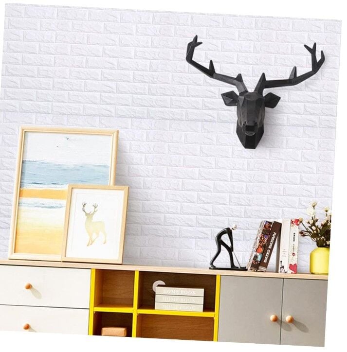 3D Tuğla Desenli Kendinden Yapışkanlı Duvar Paneli 58x38 cm