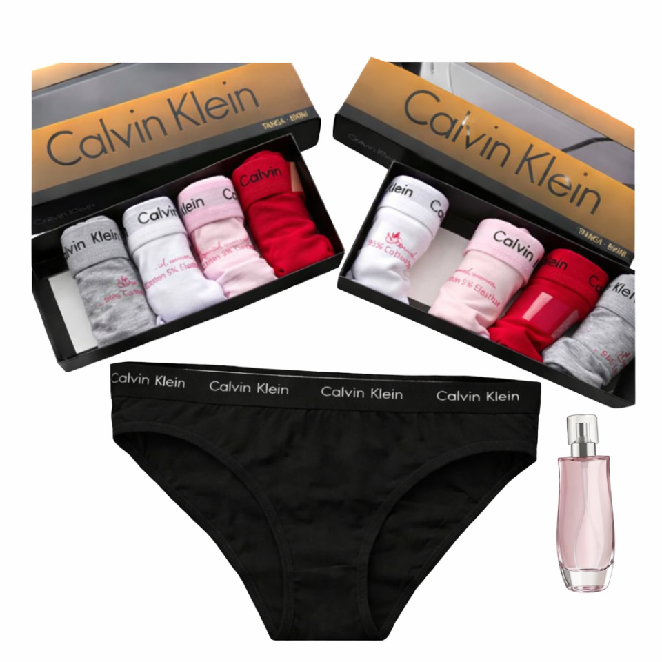 Calvin Klein Premium 5'li Külot+Parfüm