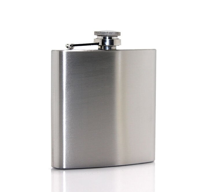 Paslanmaz Çelik 6 Oz Tekli Matara Model 3
