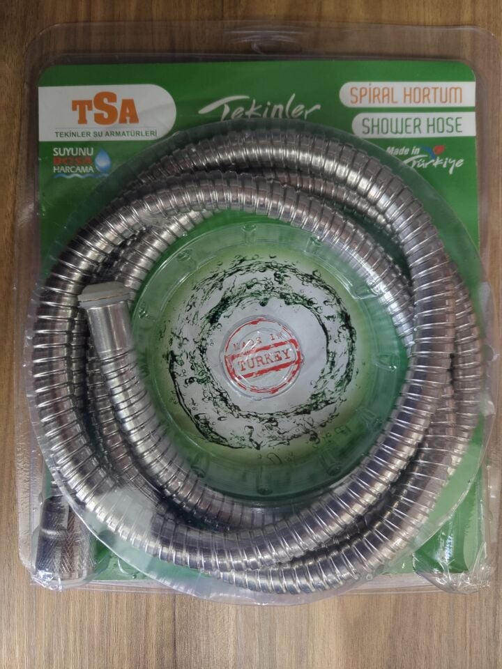Tek Spiral Kordon Duş Hortumu