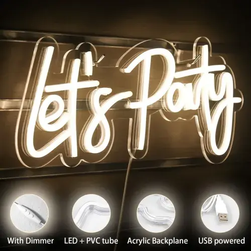 Let's Party Neon Led Tabela