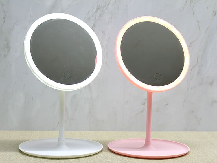 Yuvarlak Ledli Makyaj Aynası