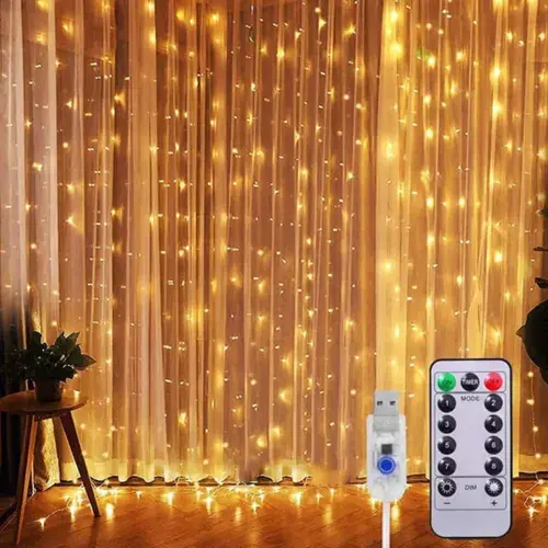 Peri Perde Led 3*3m 300 Led Gün Işığı