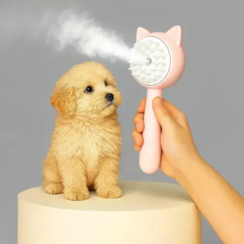 Kedi ve Köpekler İçin Buharlı Masaj Fırçası