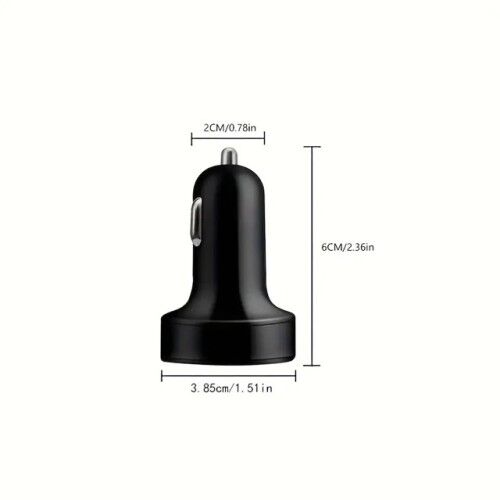 6 Portlu Hızlı Araç Şarj Cihazı – 4 USB + 2 Type-C Çıkışlı Dijital Göstergeli Oto Şarjı
