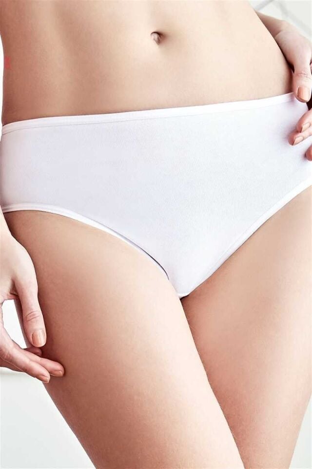 Kadın Pamuklu Yüksek Bel 3'lü Paket Slip (2659)
