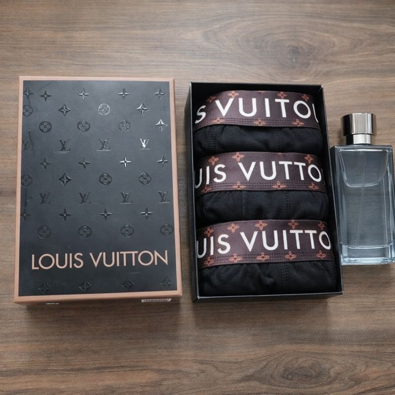 Louıs Vuıtton Premium Boxer+Parfüm