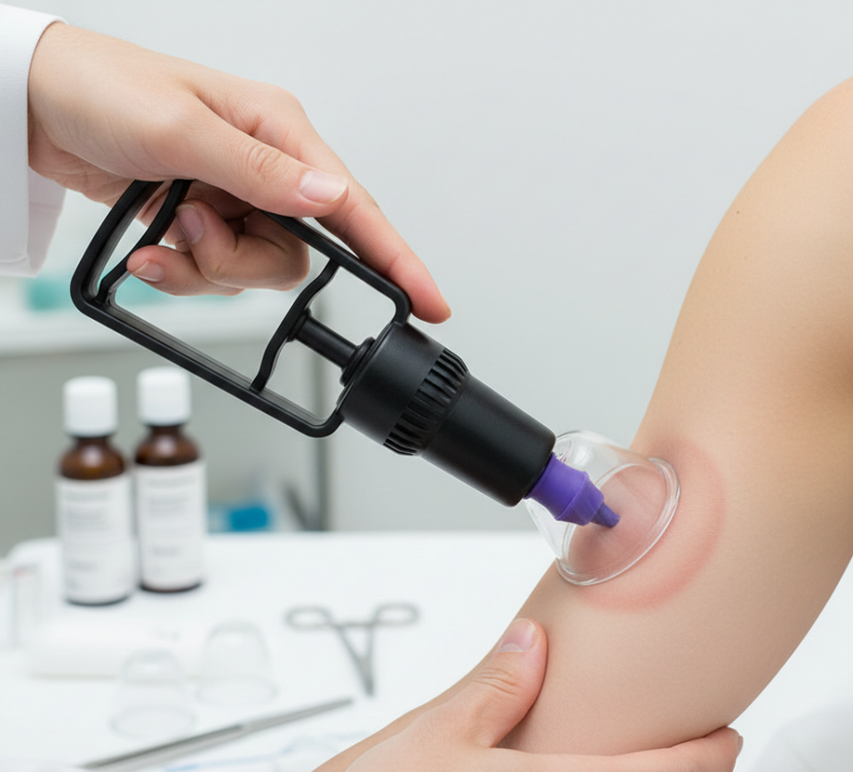 Hacamat Pompası 2 Parmak Siyah