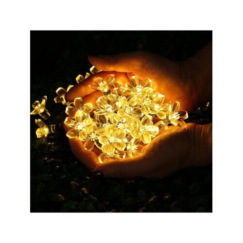 Solar 30 LED'li Çiçek Tasarımlı Günışığı Bahçe Aydınlatma