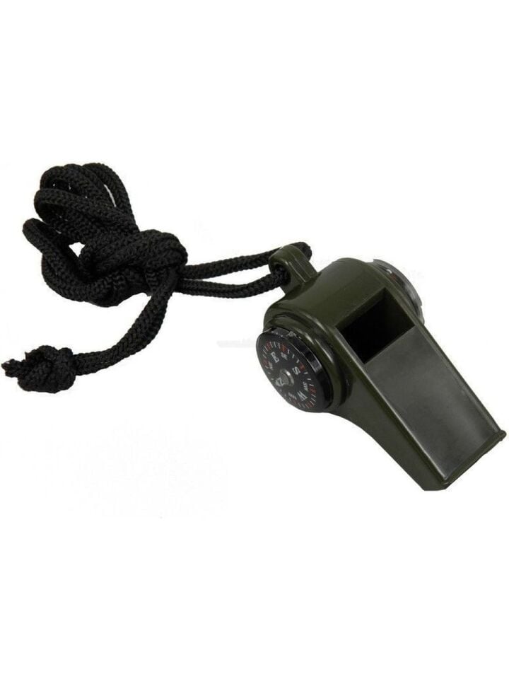 Pusulalı Çok Fonksiyonlu Acil Durum Düdüğü