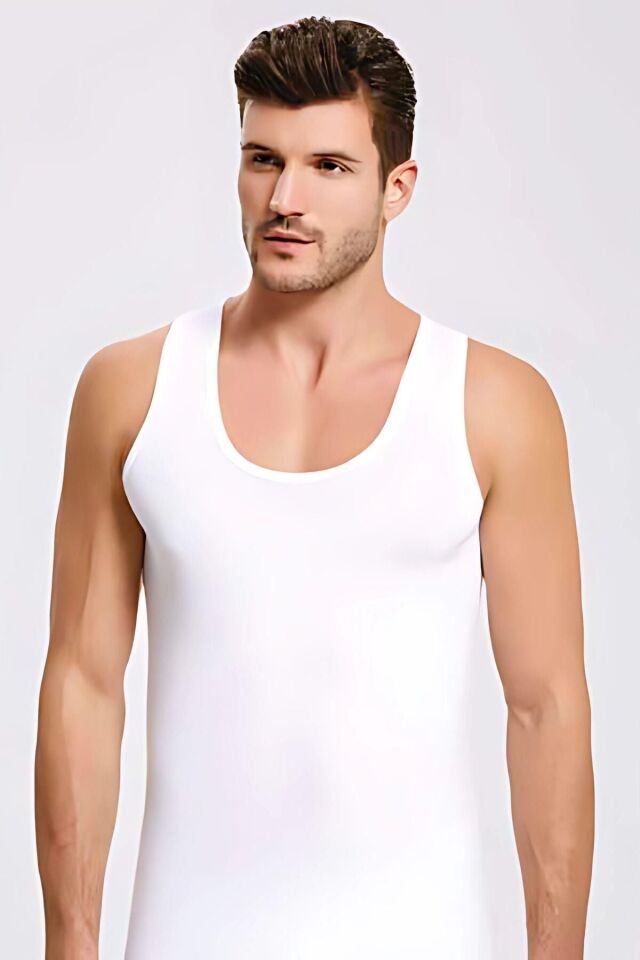 LYCRA BAMBU ATLET ERKEK  1608 BEYAZ - M