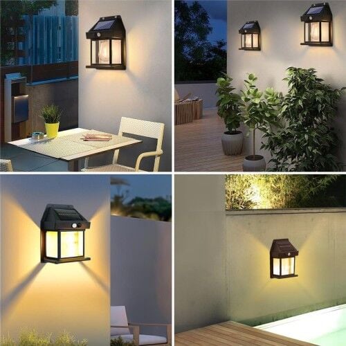 Güneş Enerjili Bahçe Aydınlatması Aplik