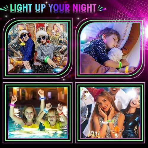 Led Işıklı Pilli Bileklik 1 Adet