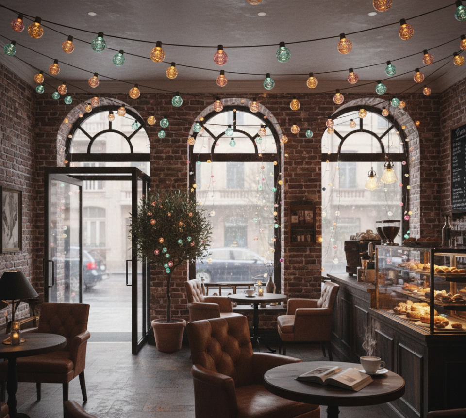 Kristal Top Gün Işığı Dekoratif Işık 5 Metre 28 LED