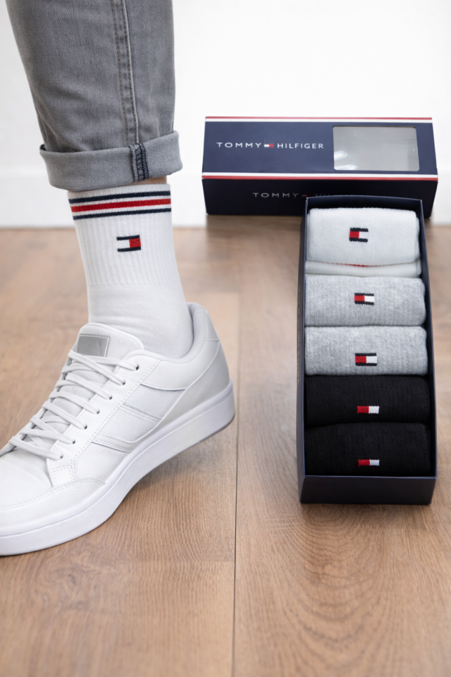 T. Hilfiger Unisex Uzun 6'lı Çorap