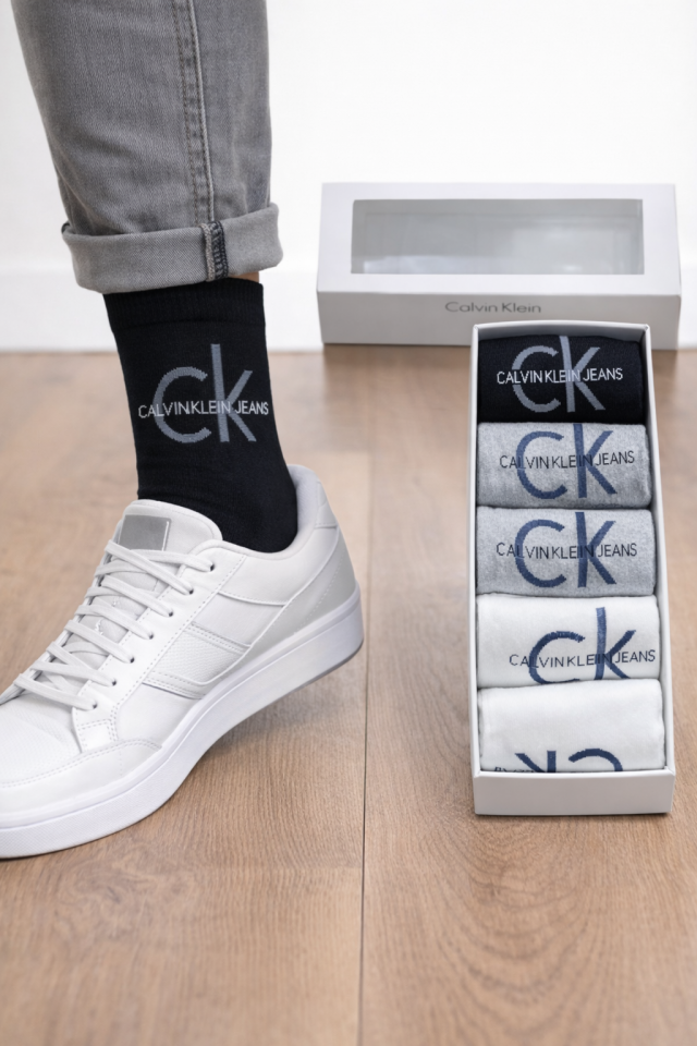 Calvin Klein Unisex Uzun 6'lı Çorap