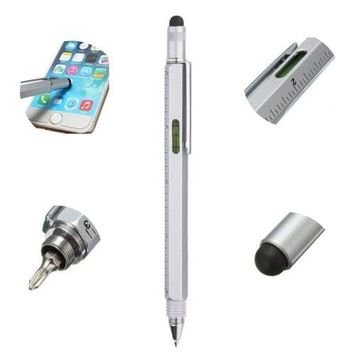 Cetvelli Tornavidali Su Terazili İlginç Dokunmatik Mimar Kalem