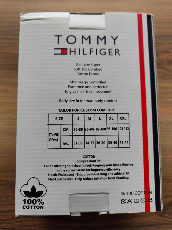 Tommy Hilfiger Erkek Atlet 3'lü Siyah