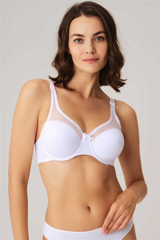 Anıl Kadın Balenli Desteksiz Dolgusuz Toparlayıcı Yumuşak Süngerli Günlük Klasik Küçültücü Sütyen (3606)