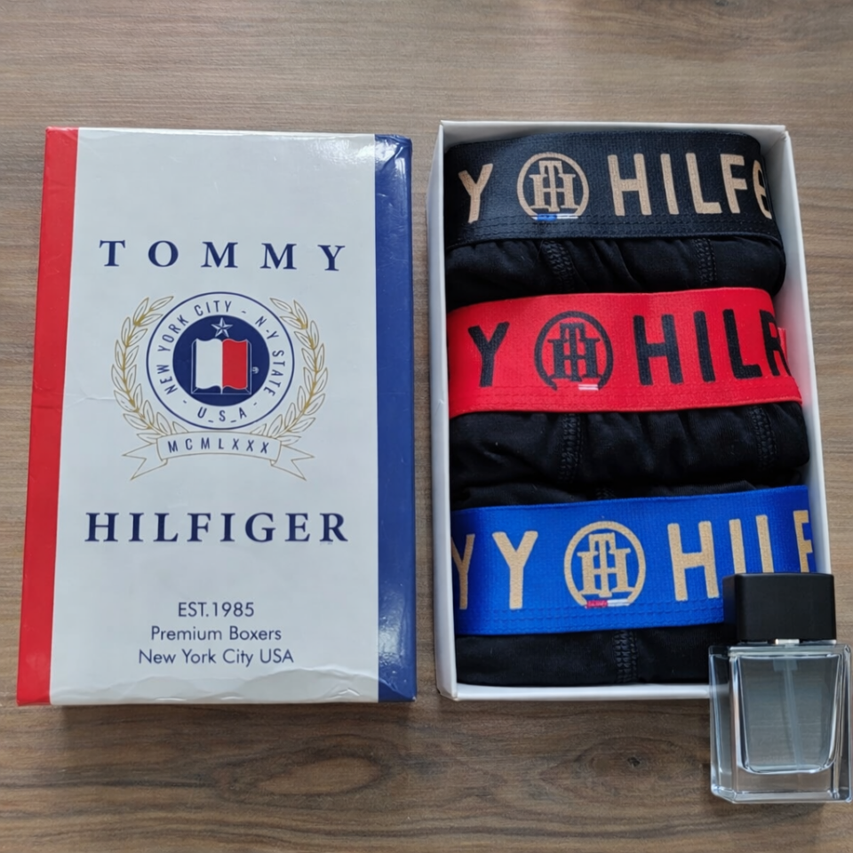 Tommy Hilfiger 3 lü Premium Boxer+Parfüm