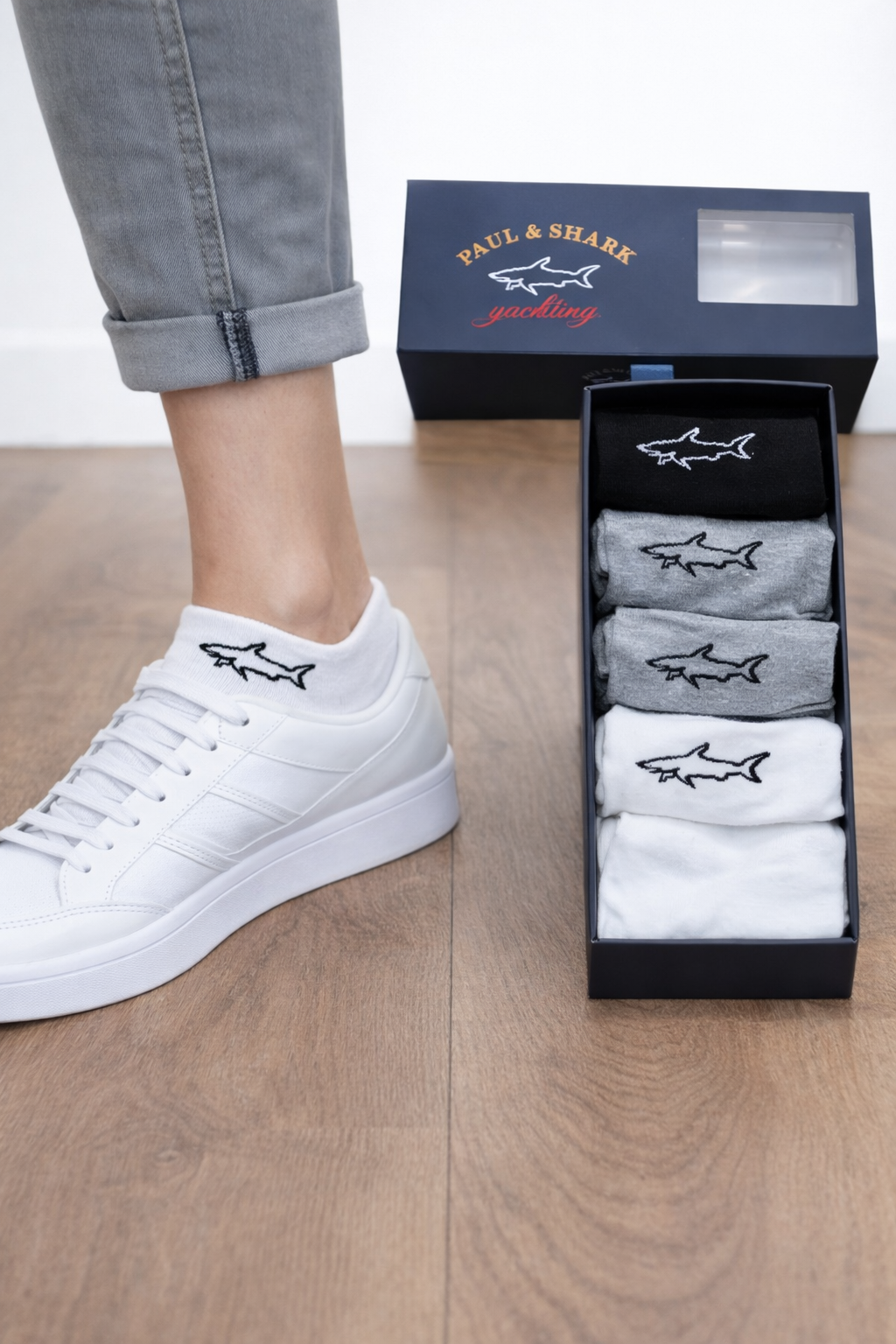 Paul & Shark Unisex 6'lı Çorap