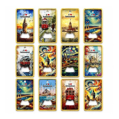 İstanbul Temalı Açacaklı Buzdolapı Süsü Magnet
