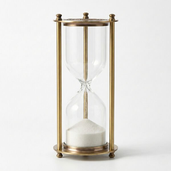Dekoratif Cam Kum Saati 7x18 cm