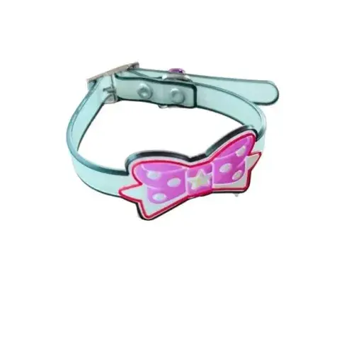 Papyonlu Silikon Kedi Tasması