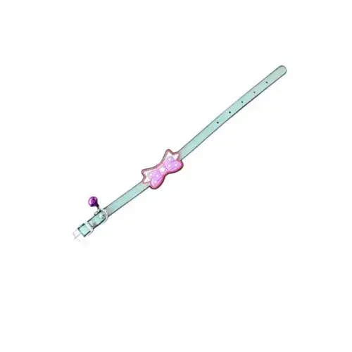 Papyonlu Silikon Kedi Tasması