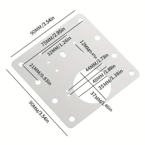Paslanmaz Çelik Menteşe Onarım Plakası