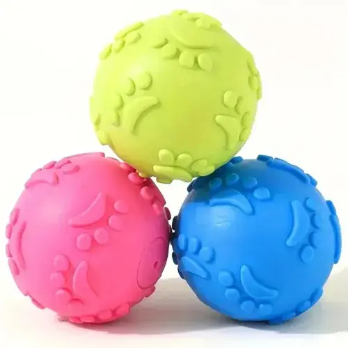 Pati Desenli Köpek Isırma Topu