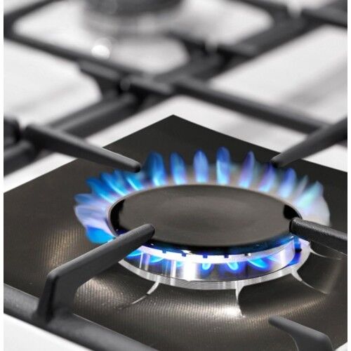 Ocak Koruyucu Folyo Yanmaz Yapışmaz 4'lü Set Siyah Renk