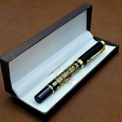 Kutulu Osmanlı Tuğralı Metal Kalem