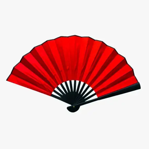 Plastik Kumaş Yelpaze 12'li Kırmızı
