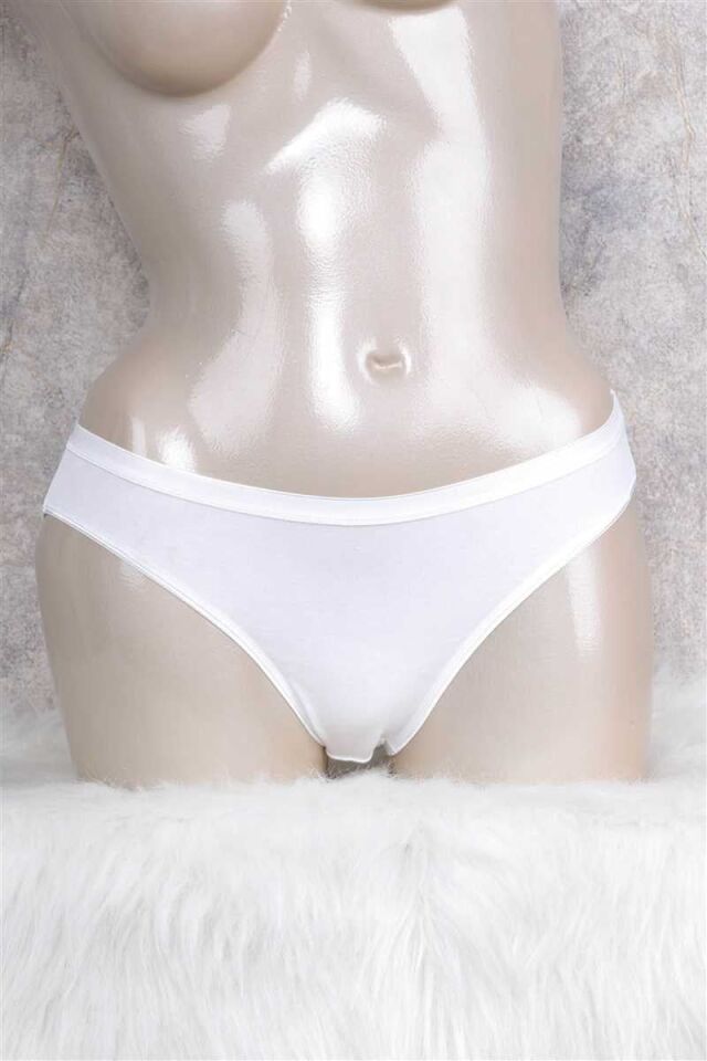 Kadın Pamuklu Düşük Bel Geniş Bel Lastikli Slip (2676)