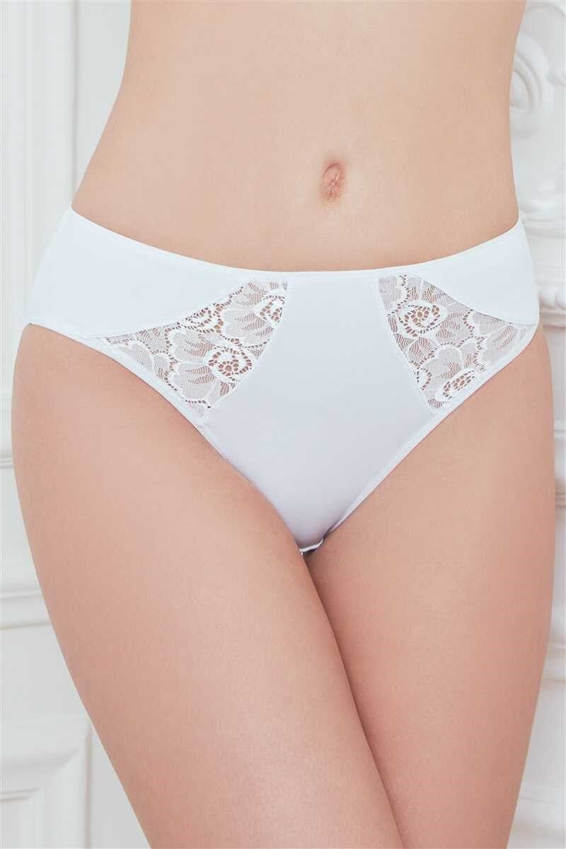 Kadın Mikro Kumaş Dantelli Slip (2780)
