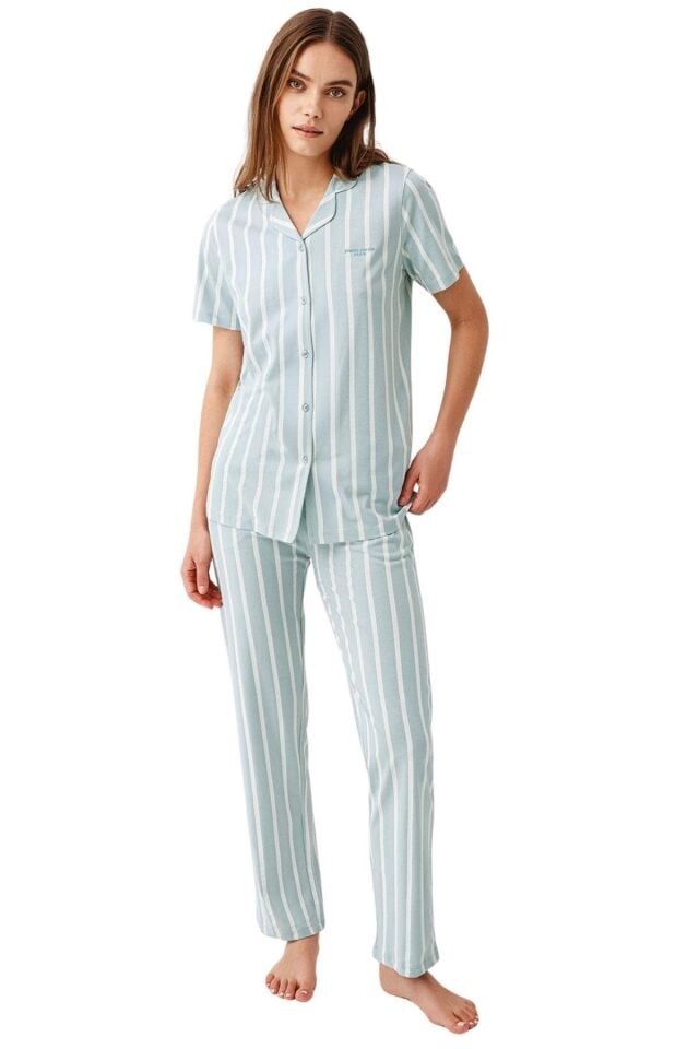 GÖMLEK PİJAMA TAKIM KADIN PC9153-S