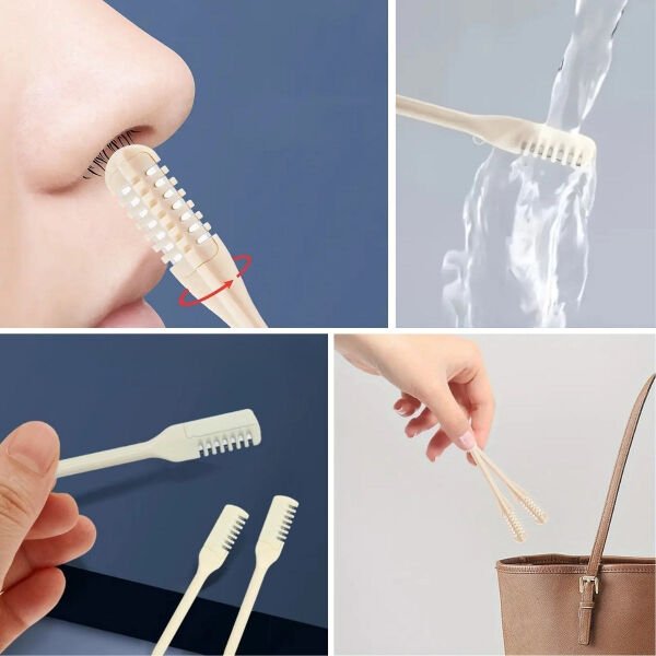 2'si 1 Arada Kutulu Burun Kıl Alma ve Kulak Temizleme Aparatı