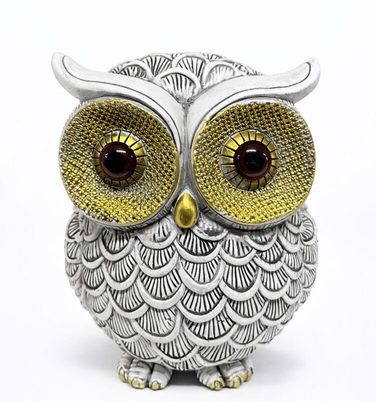 19x16 cm Polyester Baykuş Figürü