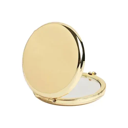 Promosyon Yuvarlak Cep Aynası Gold Renk